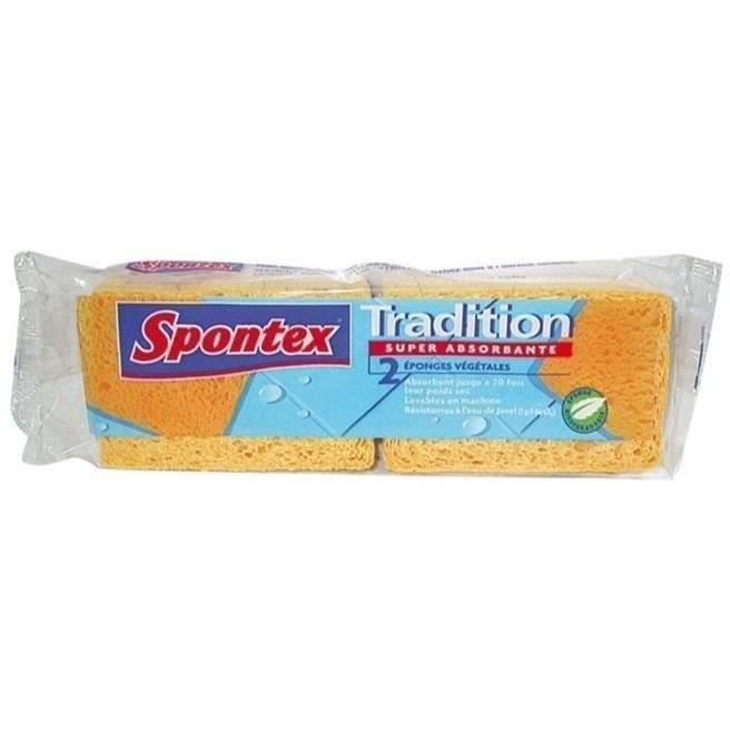 Traditional sponge no. 4 super absorbent - pack of 2