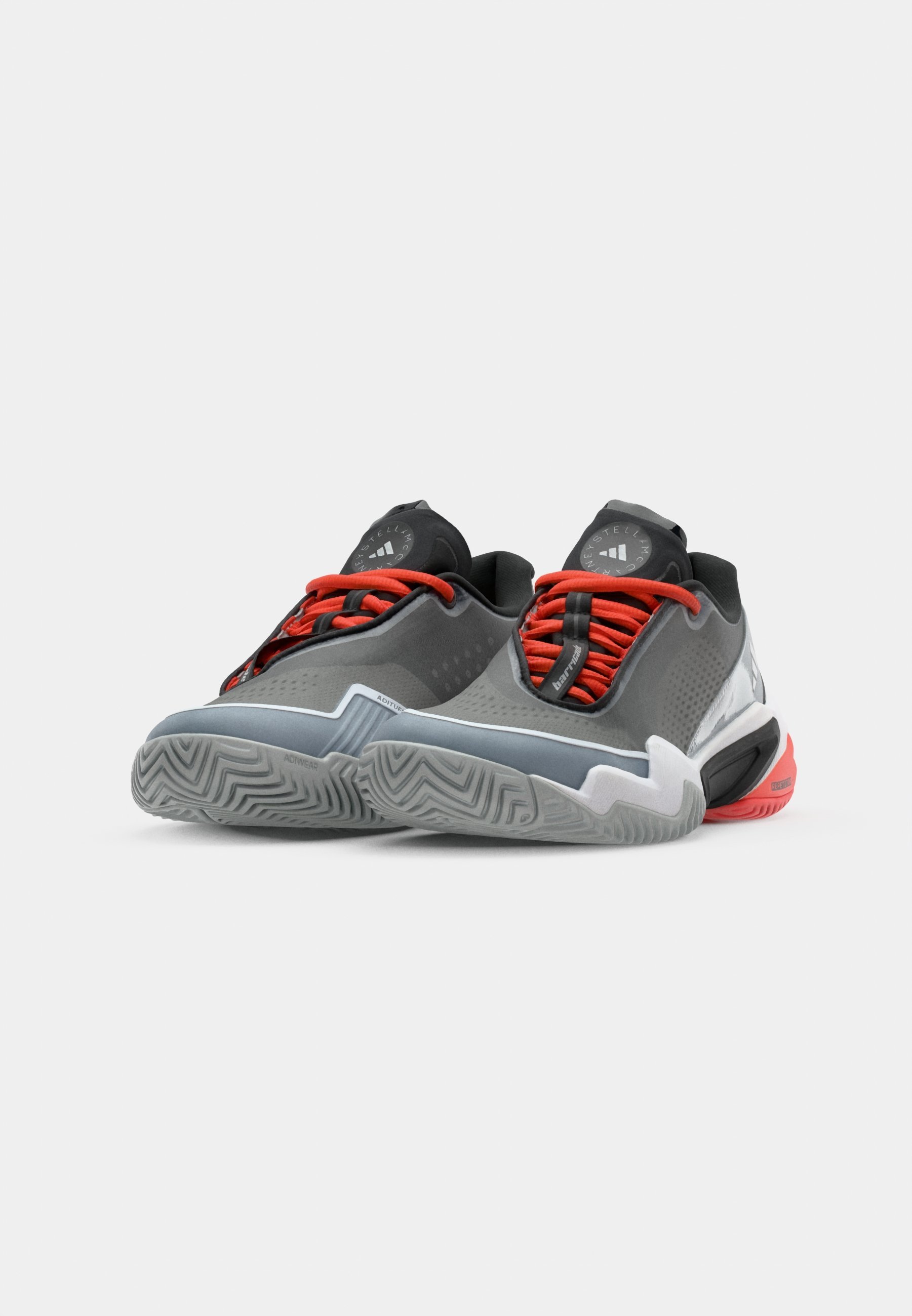 adidas Performance ASMC BARRICADE – Multicourt-Tennisschuhe – Schuhfarbe Weiß/Anthrazit/Orange