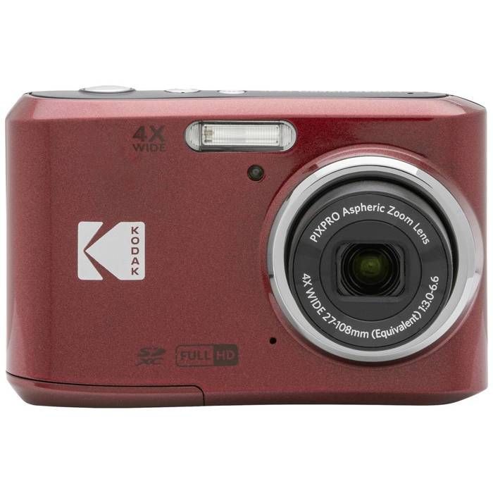 Kodak Pixpro FZ45 Friendly Zoom Appareil photo numérique 16 Mill. pixel Zoom optique: 4 x rouge vidéo Full HD, HDR-Vide