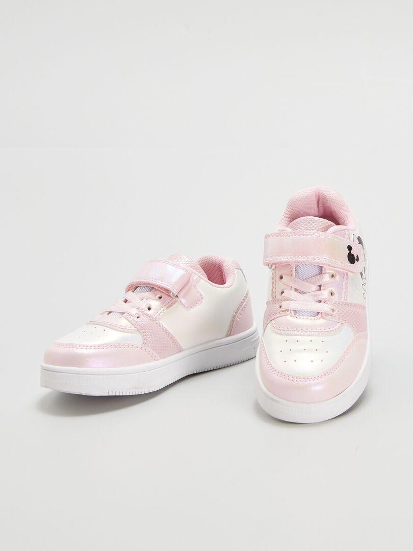 Minnie Mouse sneakers met klittenbandsluiting - ROZE