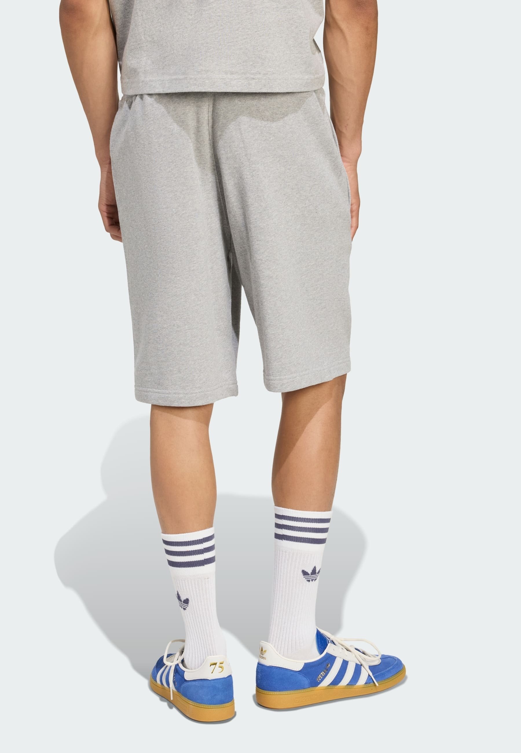 Pantaloni de trening adidas Originals - gri mediu alb-melanj