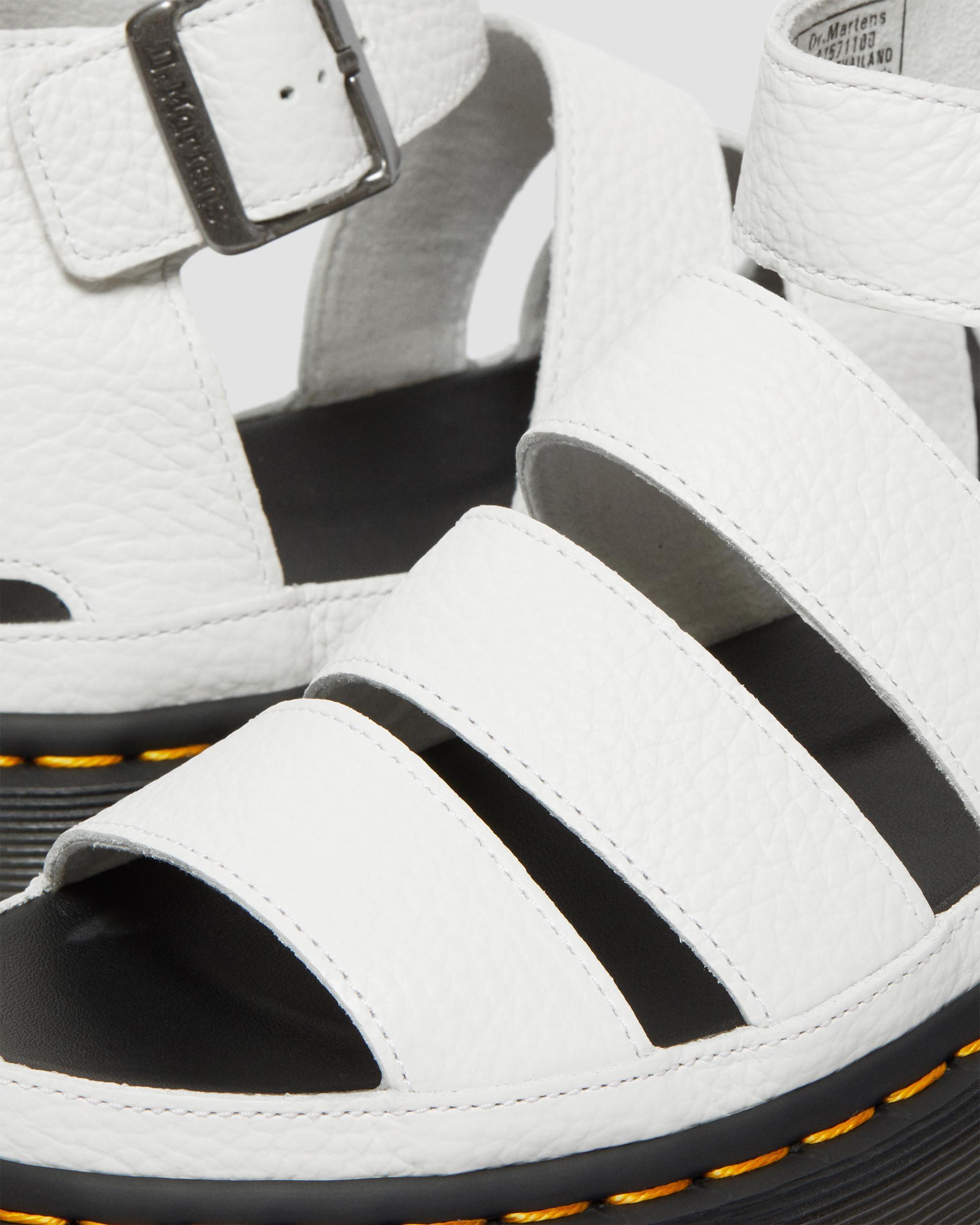 Clarissa II Quad Milled Nappa Leder Plateau Sandalen