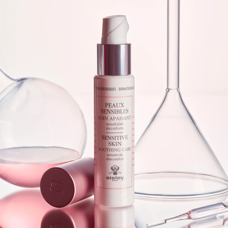 Sisley Sensitive Skin Soothing Care: cuidado calmante para pele sensível.