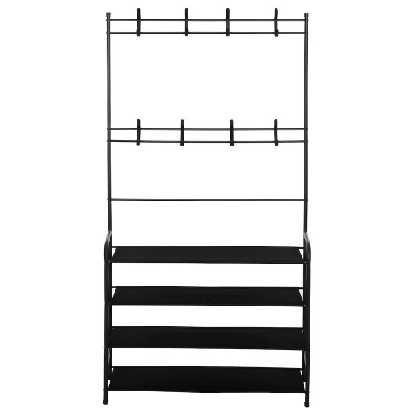 Stojak na ubrania, buty metalowy 150x80x25cm wieszak stojący