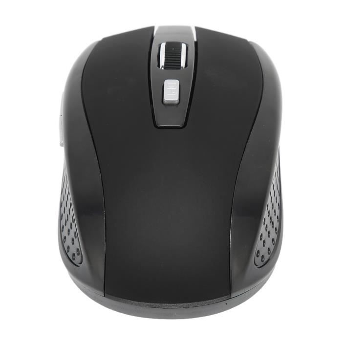 Mouse wireless per computer - SURENHAP - Modello nero - 2,4 GHz - 6 pulsanti - DPI regolabile