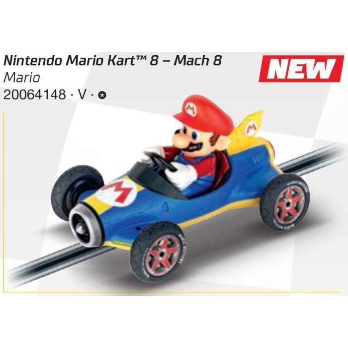 Pista de carreras Mario Kart, Mach 8, 5,3 m de largo, Carrera GO! Nintendo Mario Kart™, a partir de 6 años.