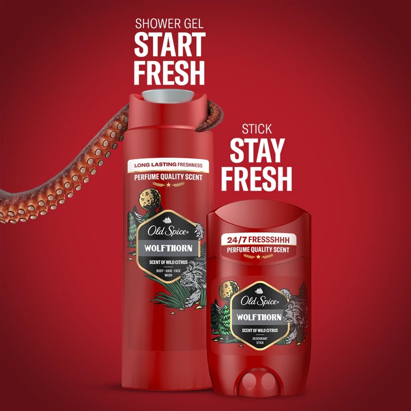 Darilni set za moške Old Spice Wolfthorn Gamer