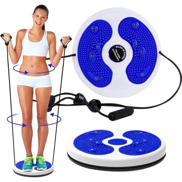 Disco giratorio - Disco giratorio para la cintura - Azul - Acupresión 3D - Fitness para adultos