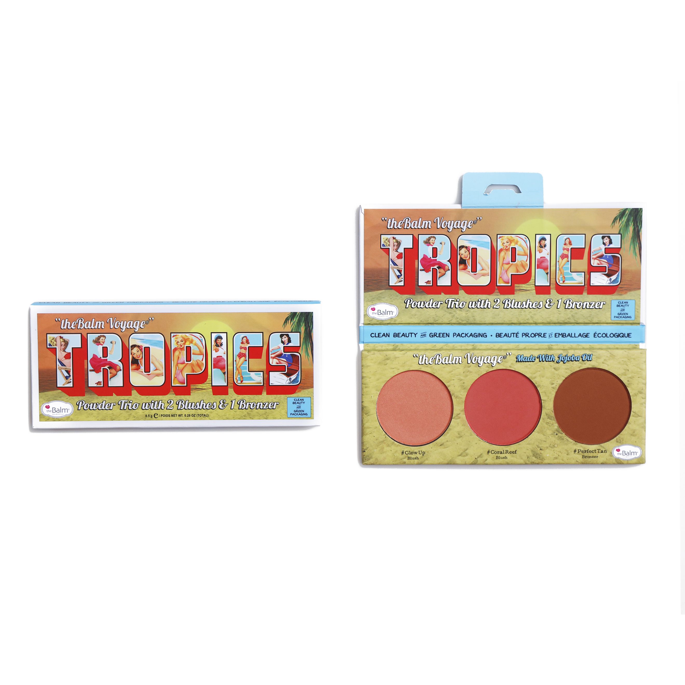 Tropics paleta rumenila i bronzera Bronzeri za lice