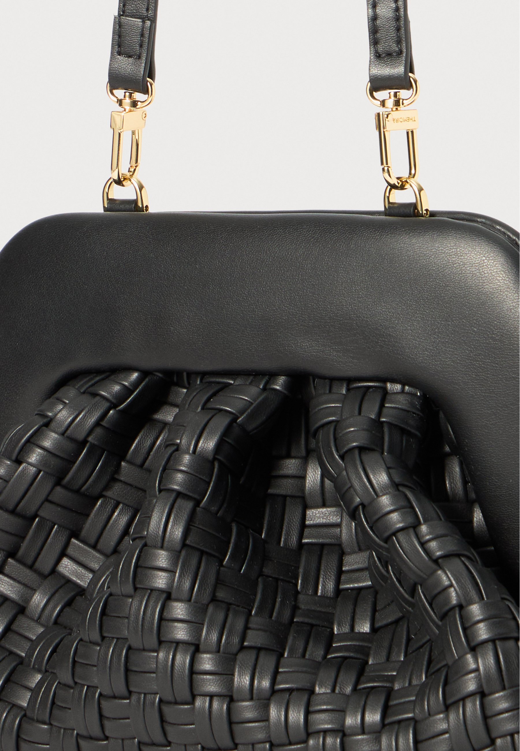 THEMOIRè TIA MICRO WEAVED - Sac bandoulière - noir