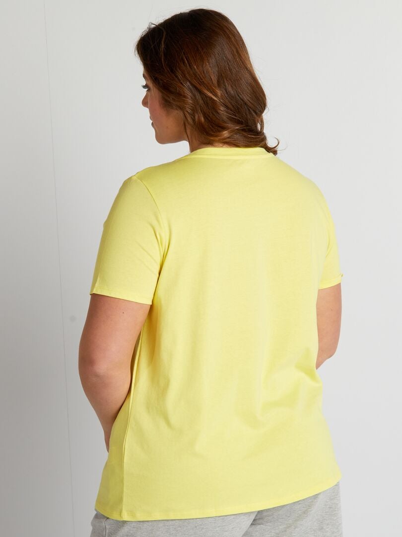 Camiseta estampada - AMARILLA