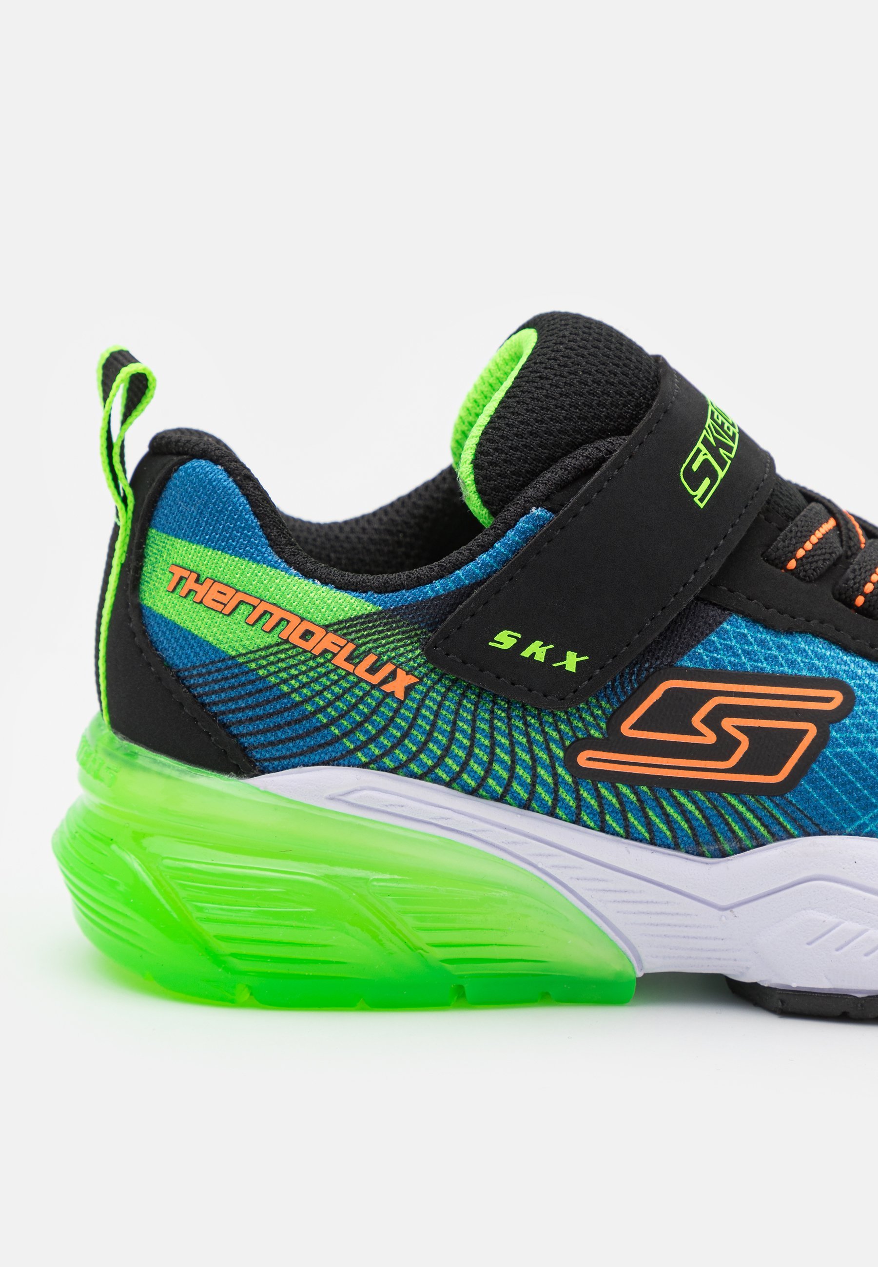Skechers THERMOFLUX 2.0 - Sneakers - blauw/limoengroen/zwart/oranje