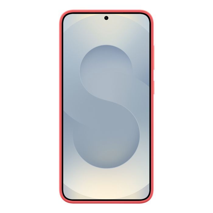 Protective Case - Samsung - Galaxy S25 Plus - Soft Silicone - Red - Durable Protection
