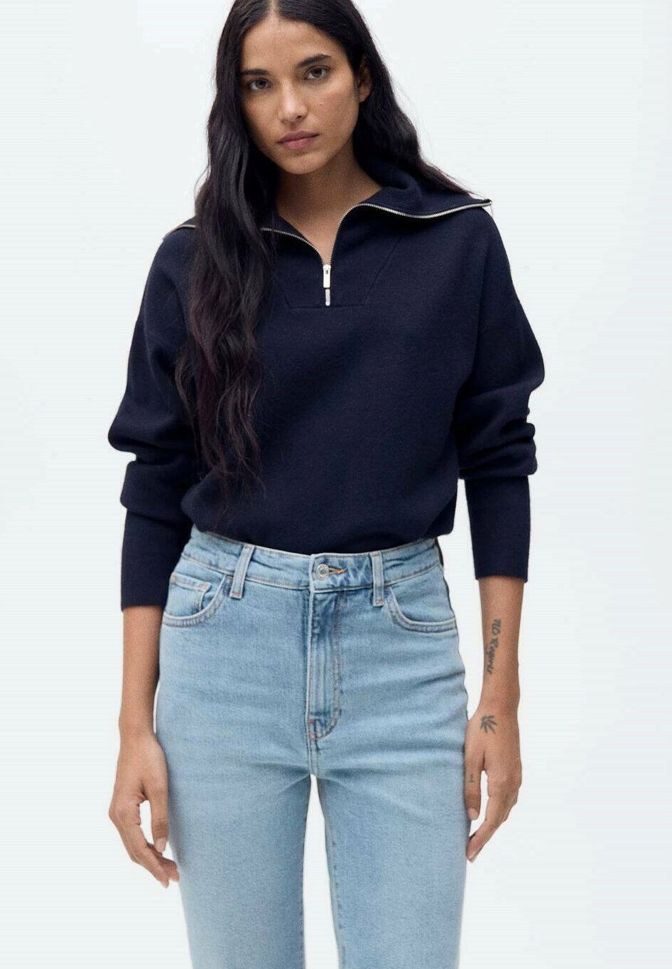 Mango Straight leg jeans - blue