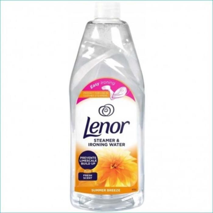 Água Perfumada de Verão Lenor - Passar a Ferro com Facilidade, Antirrugas, 1L - Frescor Instantâneo