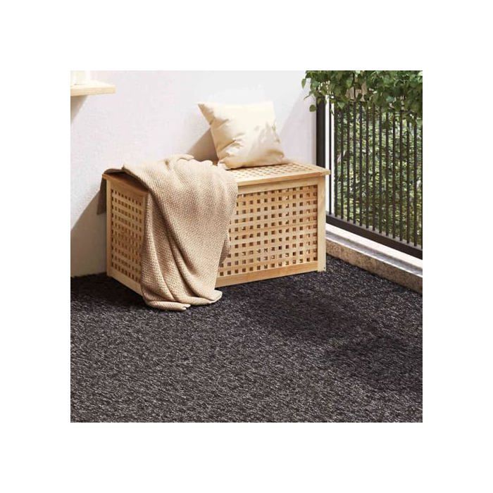 Césped artificial - vidaXL - Negro - 500x100 cm - Polipropileno - Altura del pelo 4 cm - Resistente a la intemperie