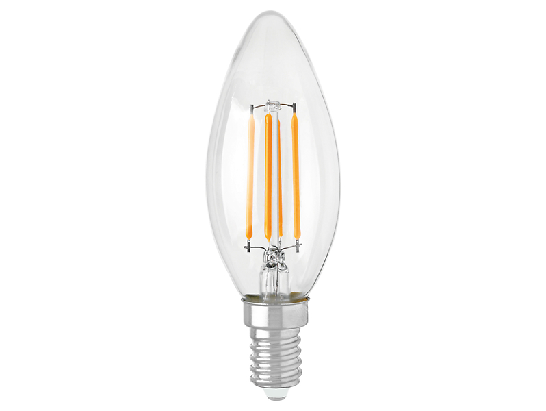 żarówka Filament Vela LED E14 4W z ciepłą barwą światła