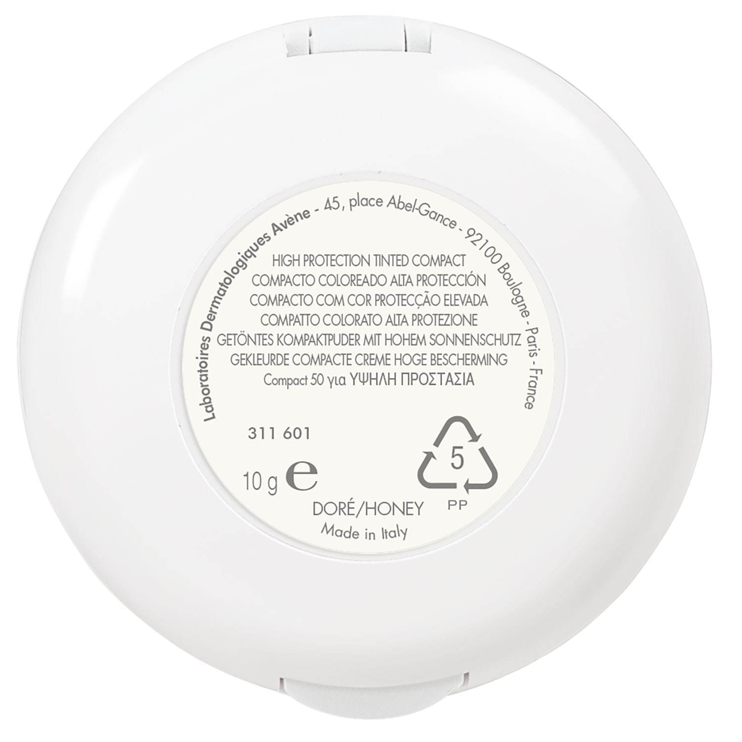 Avène Sun Make-up Solaire tónovací kompaktný púder SPF 50 - 50 ml