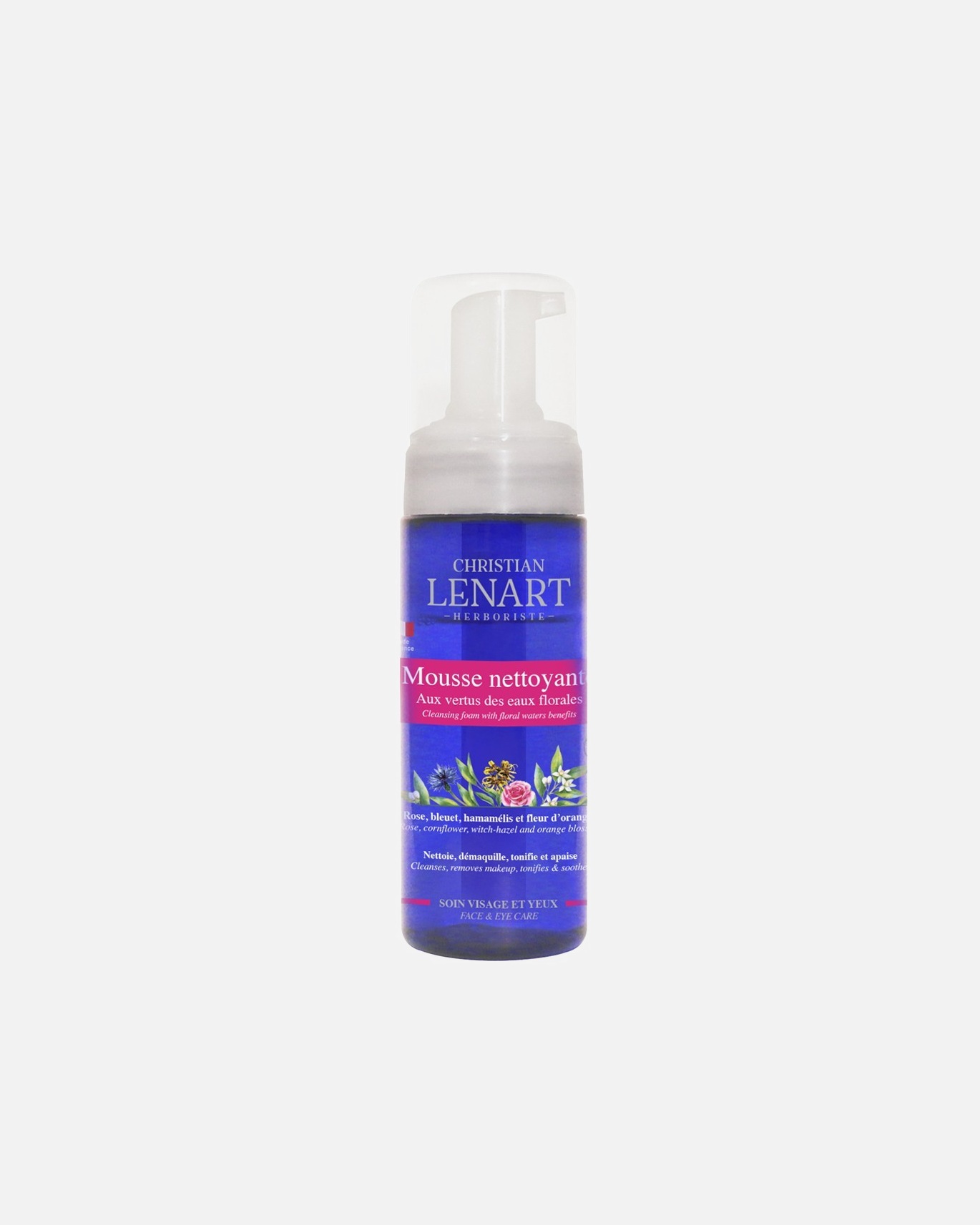 christian lénart Mousse nettoyante aux vertus des Eaux florales
