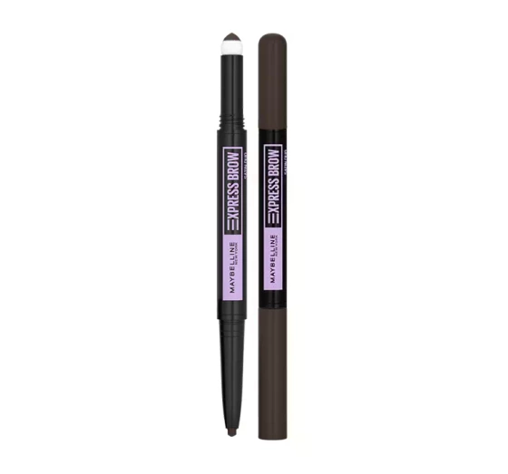 Maybelline Express Brow Satin Duo dwustronna kredka do brwi Black Brown 0,71 g