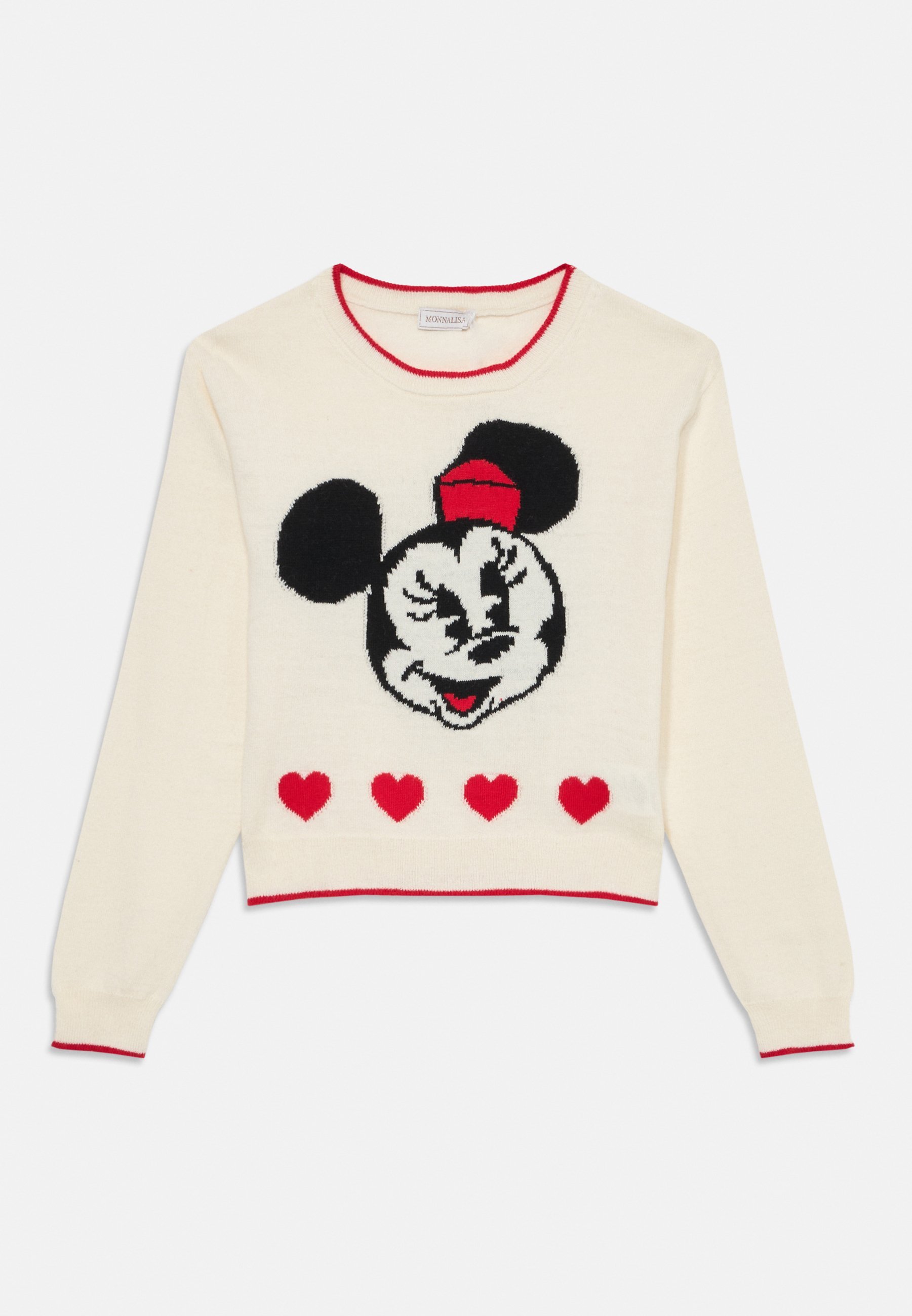 Monnalisa MINNIE DISNEY  - Jumper - panna/rubino