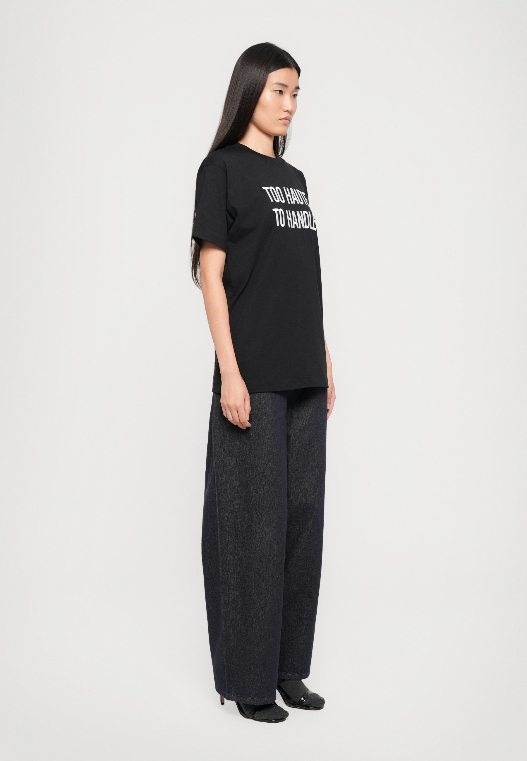 MOSCHINO ZU HAUT FÜR DEN HANDEL - Bedrucktes T-Shirt - schwarz