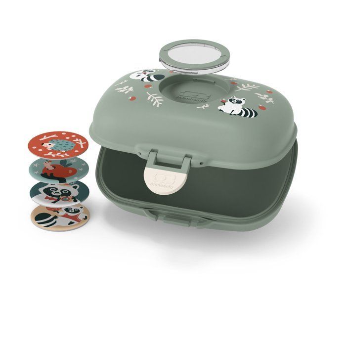 Lunch Box - MONBENTO - Airtight Snack Box - MB Gram Raccoon