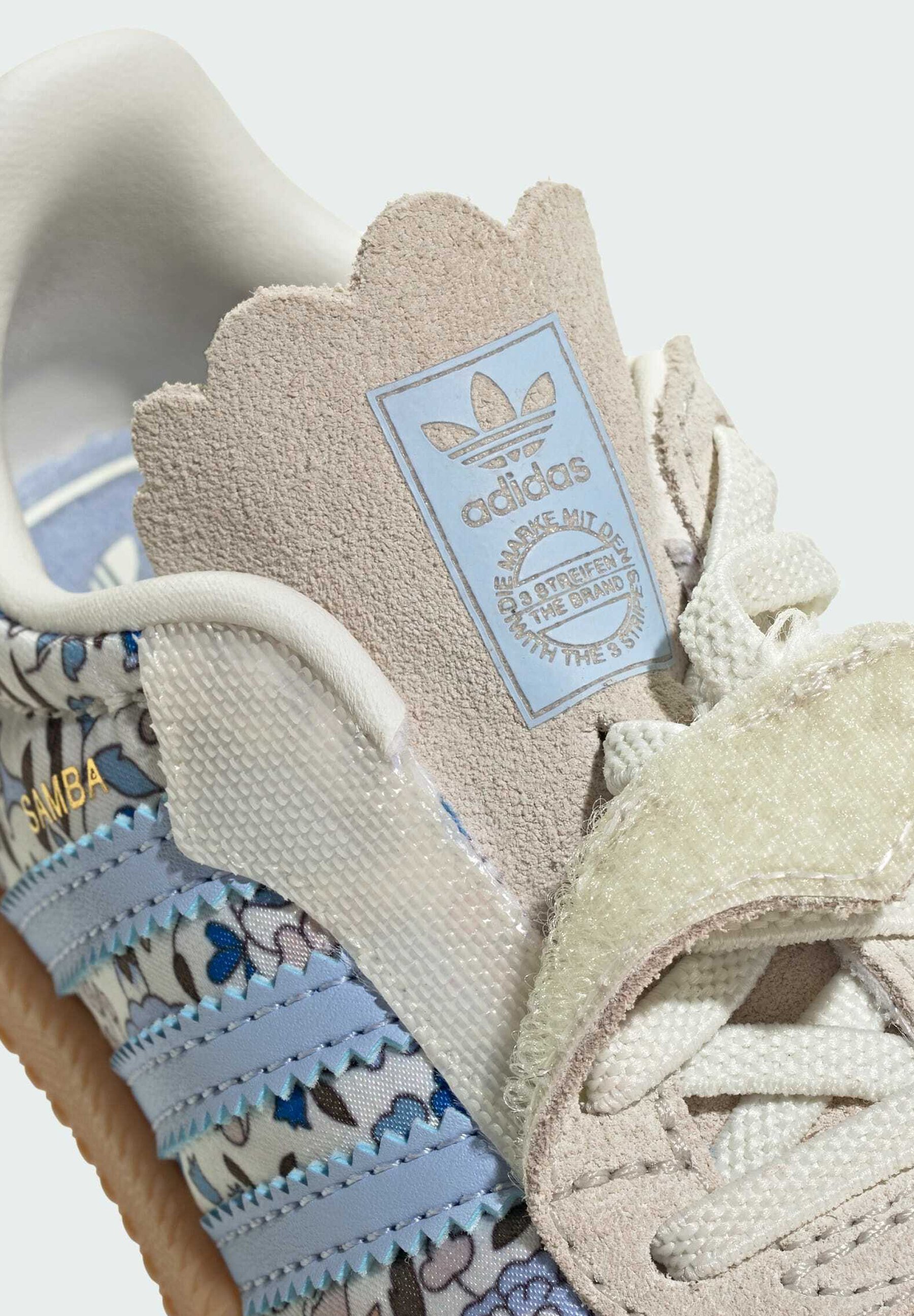 adidas Originals babyschoenen - blauw off white gum