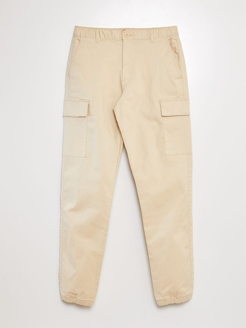 Calça cargo - bege