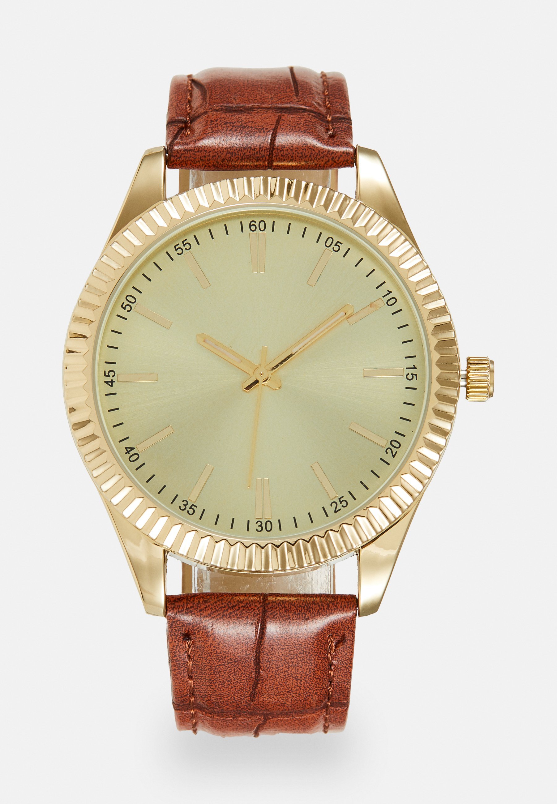 Pier One UNISEX - Orologio - marrone e oro
