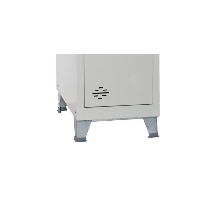 Structure en métal avec pieds pour armoire métallique SIMONLOCKER - 100 x 300 x 500 mm - 9073330046 - Simonrack