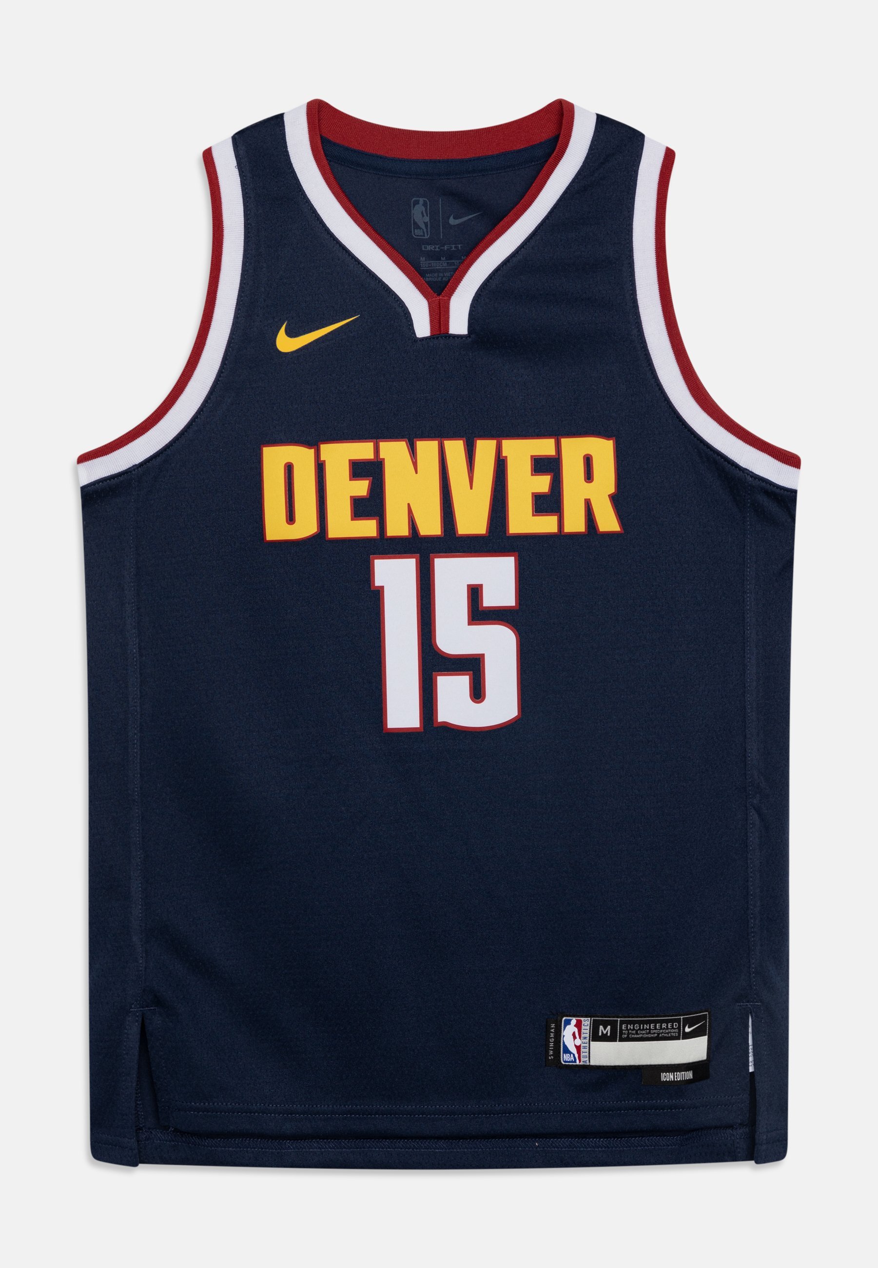 Maillot Nike Performance NBA Denver Nuggets JOKIC NIKOLA Boyz Icon Swingman Unisexe - Tenue de club - Bleu marine