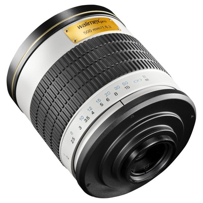 Walimex Pro 500mm f-6.3 DX Lente Telefoto Nikon F para Nikon D300, D3000, D3100, D3200, D3s, D3X, D4, D5000, D5100, D600, D700,…
