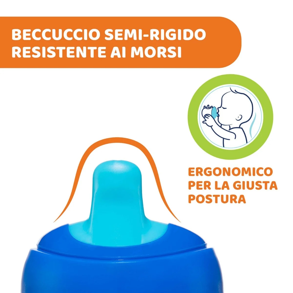 CHICCO Chicco Trainingsbecher 6M+ Blau Blau
