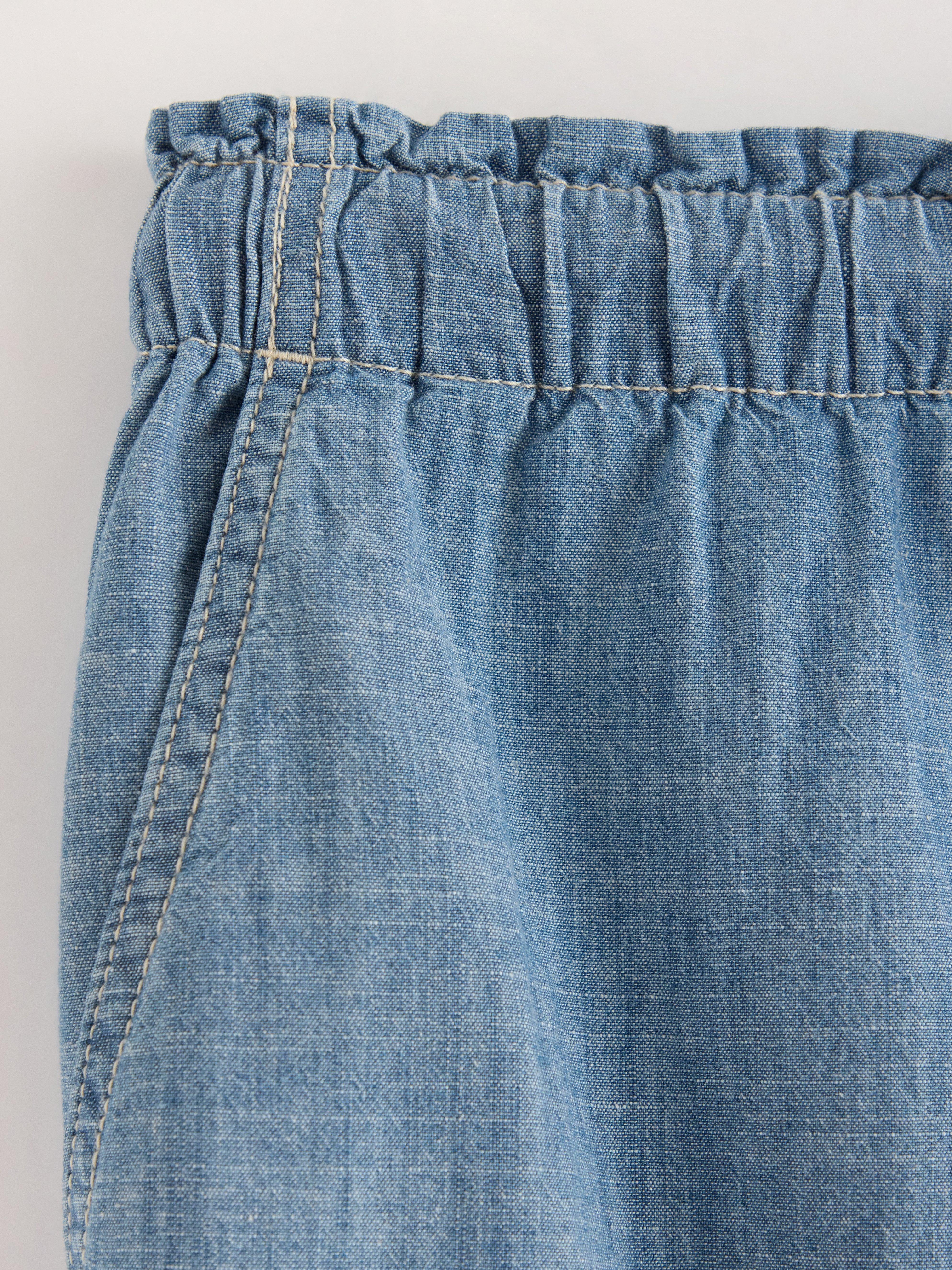 Modré kraťasy Chambray