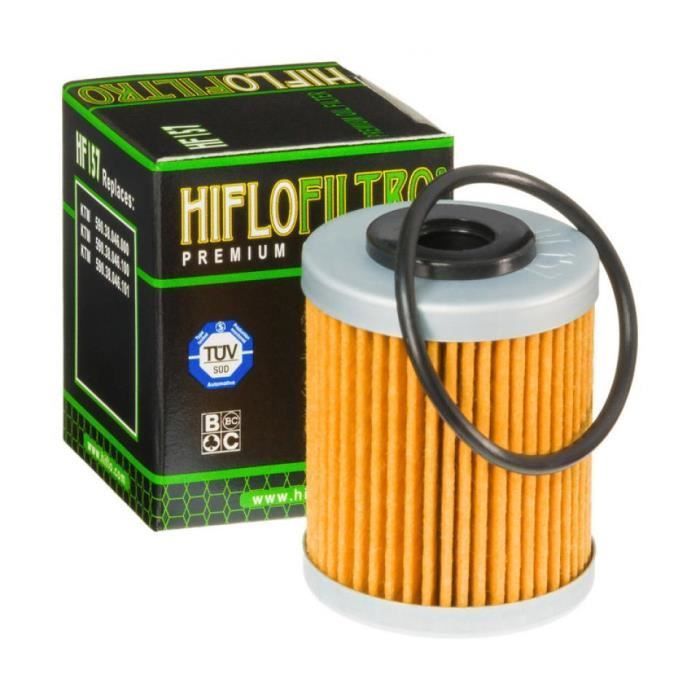 Filtre à huile Hiflofiltro pour Moto KTM 400 EXC Racing 2005 à 2006 Neuf