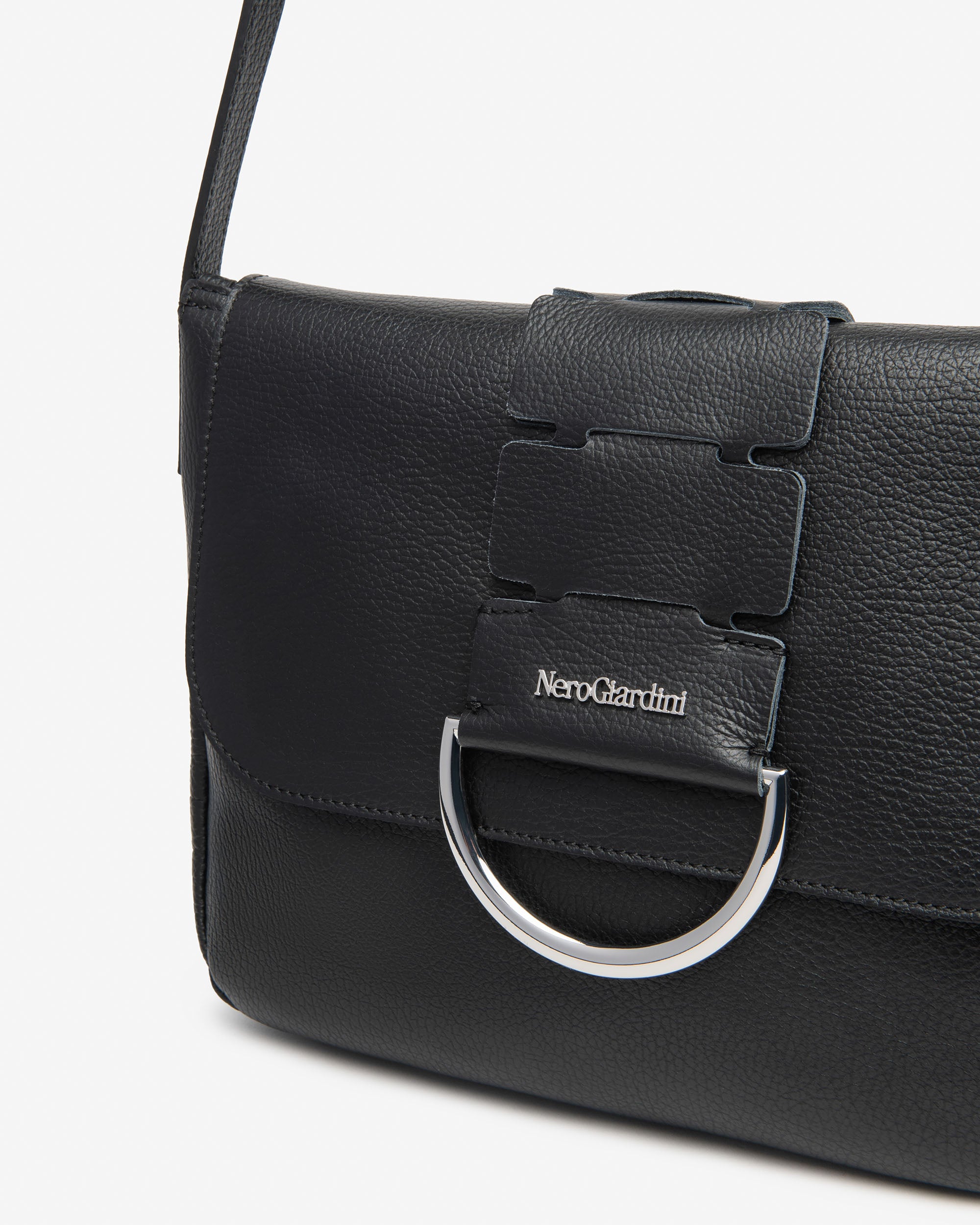  Damen-Schultertasche aus Leder