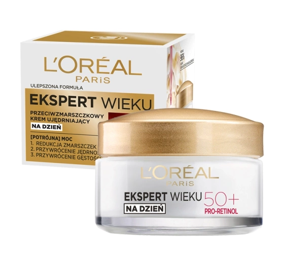 L'Oréal Paris Ekspert Wieku przeciwzmarszczkowy krem ujędrniający na dzień 50  50 ml