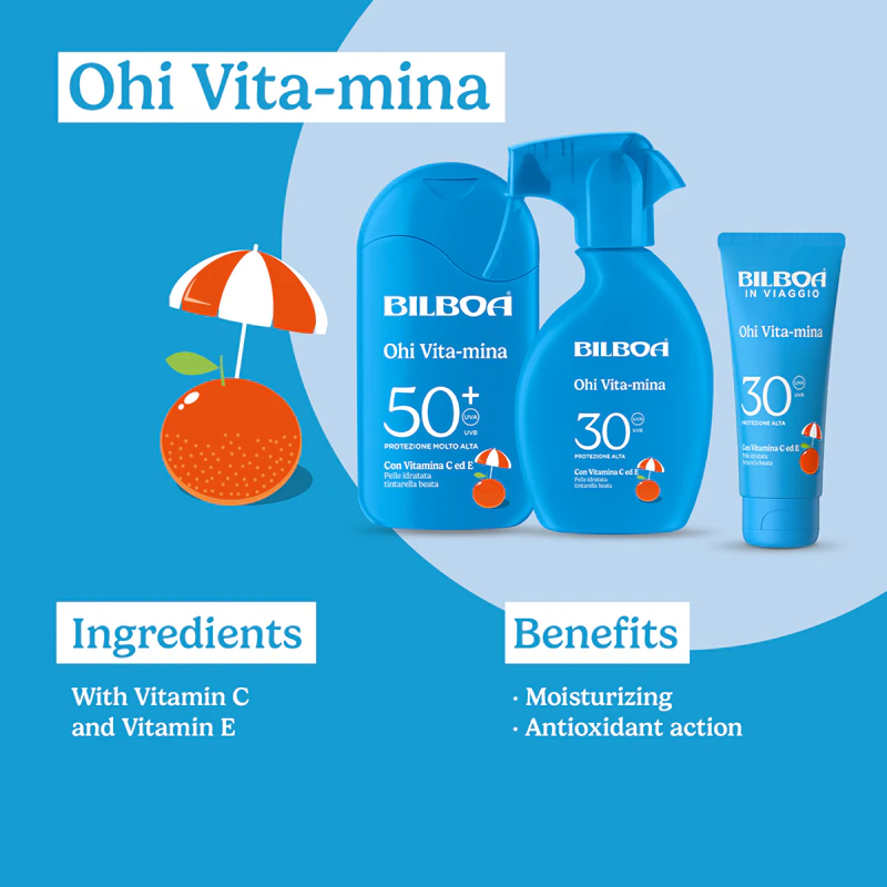 Protetor solar Bilboa Ohi Vitamina Latte com vitaminas