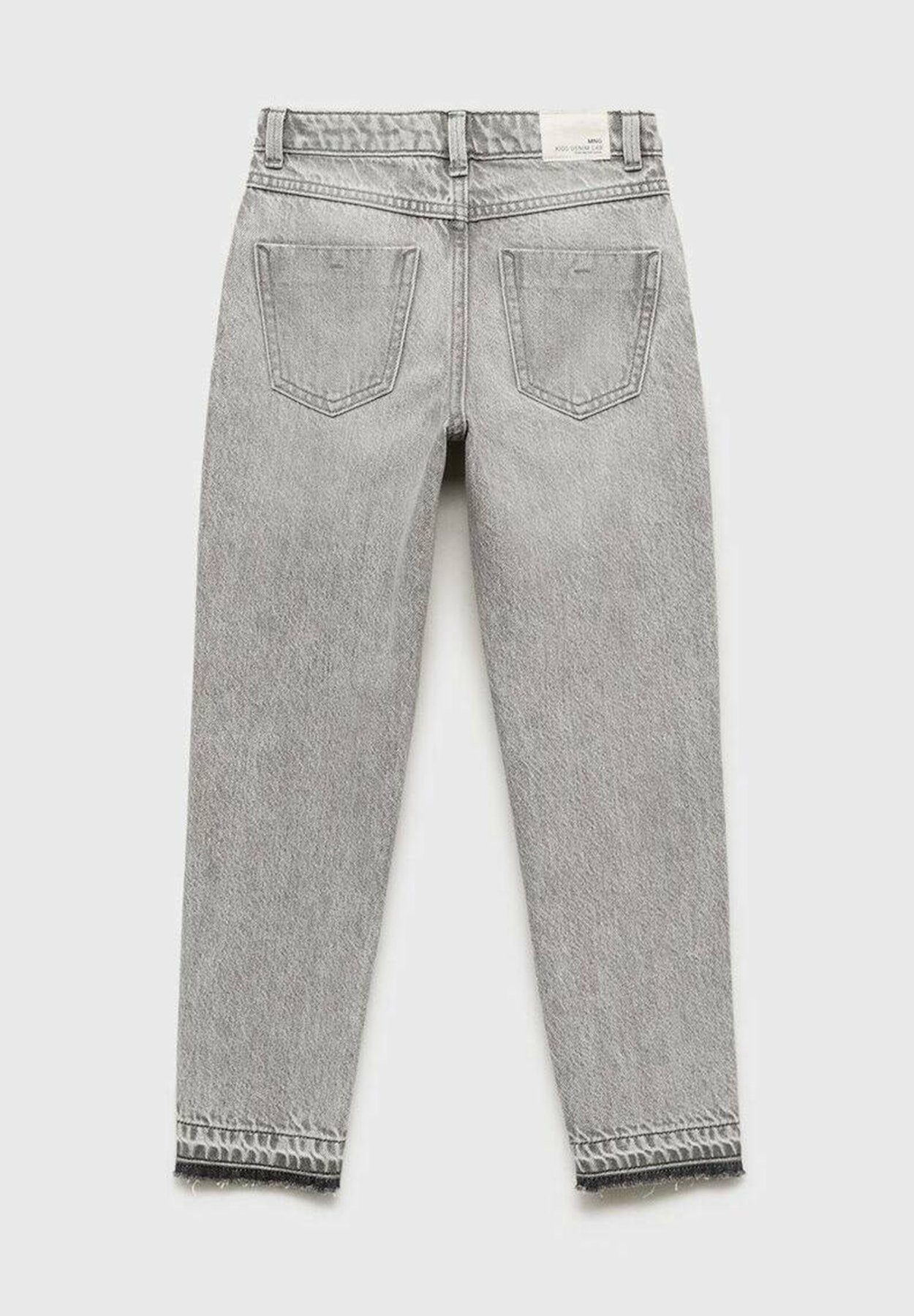 Mango Kids KID TEEN DECORATIVE RIPS - Slim fit jeans - grijze denim