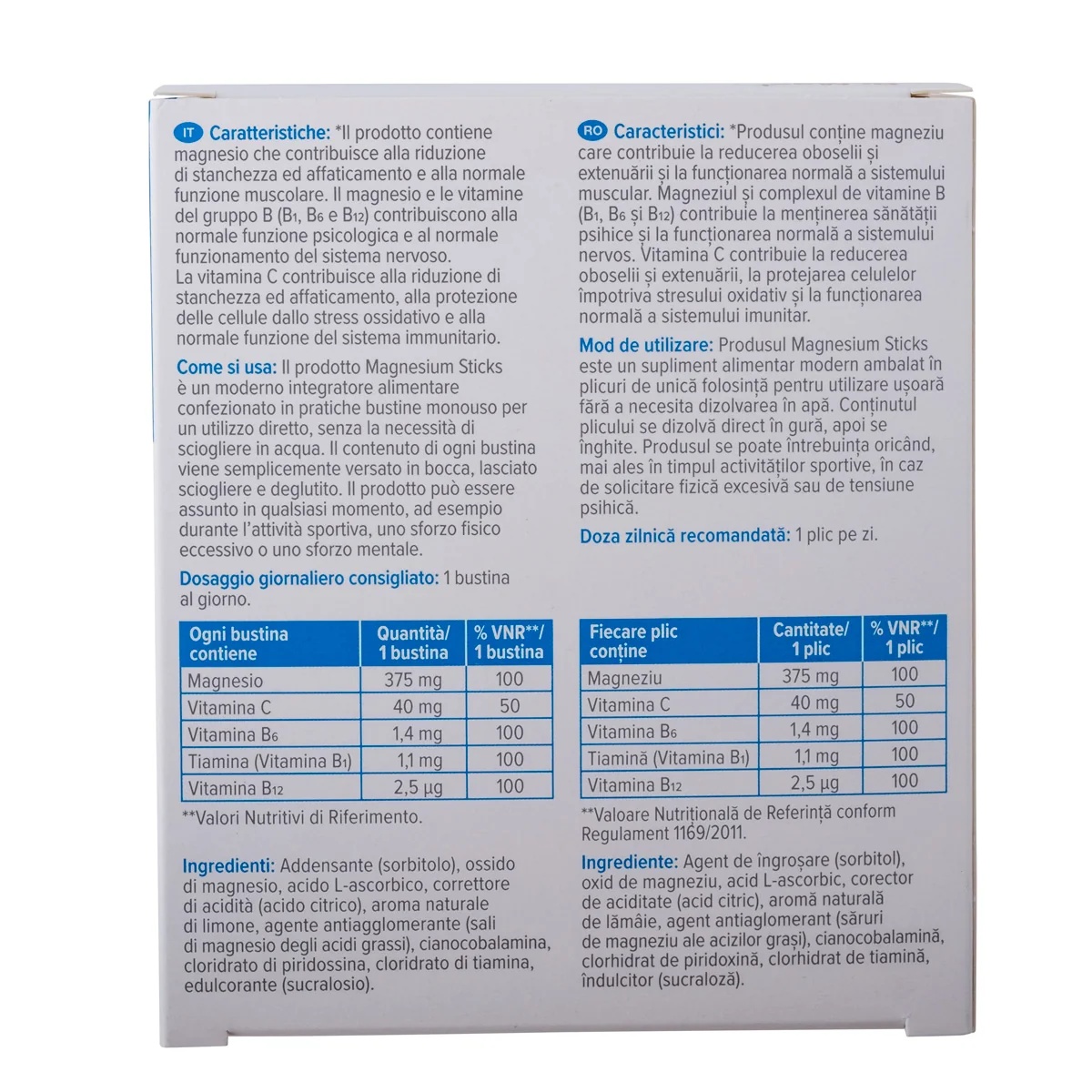 DR. MAX Dr.Max Magnesiumrepen 375 mg 30 orodispergeerbare sachets Voedingssupplement met magnesium en vitaminen
