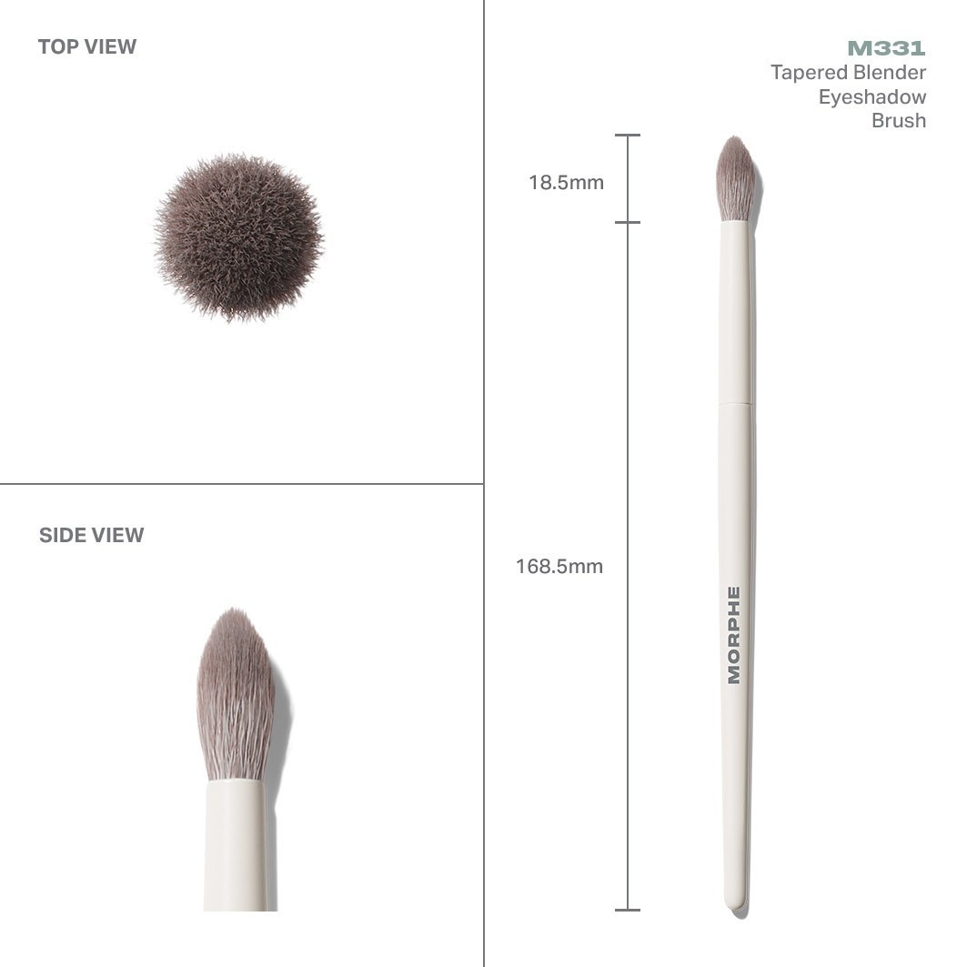 „Morphe Eyeshadow Brush M331“, smailėjantis akių šešėlių maišymo šepetėlis – 1 vnt.