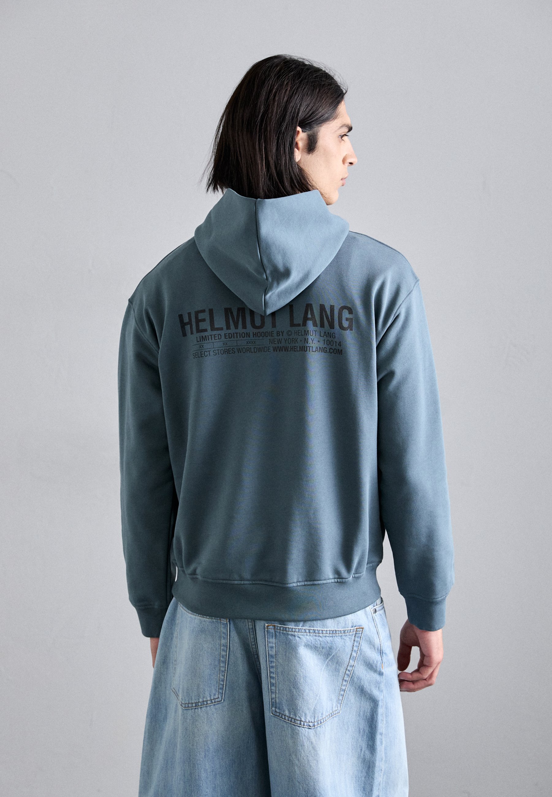 Helmut Lang CAPSULE HOOD LIGHT C - Sweatshirt - leisteenblauw