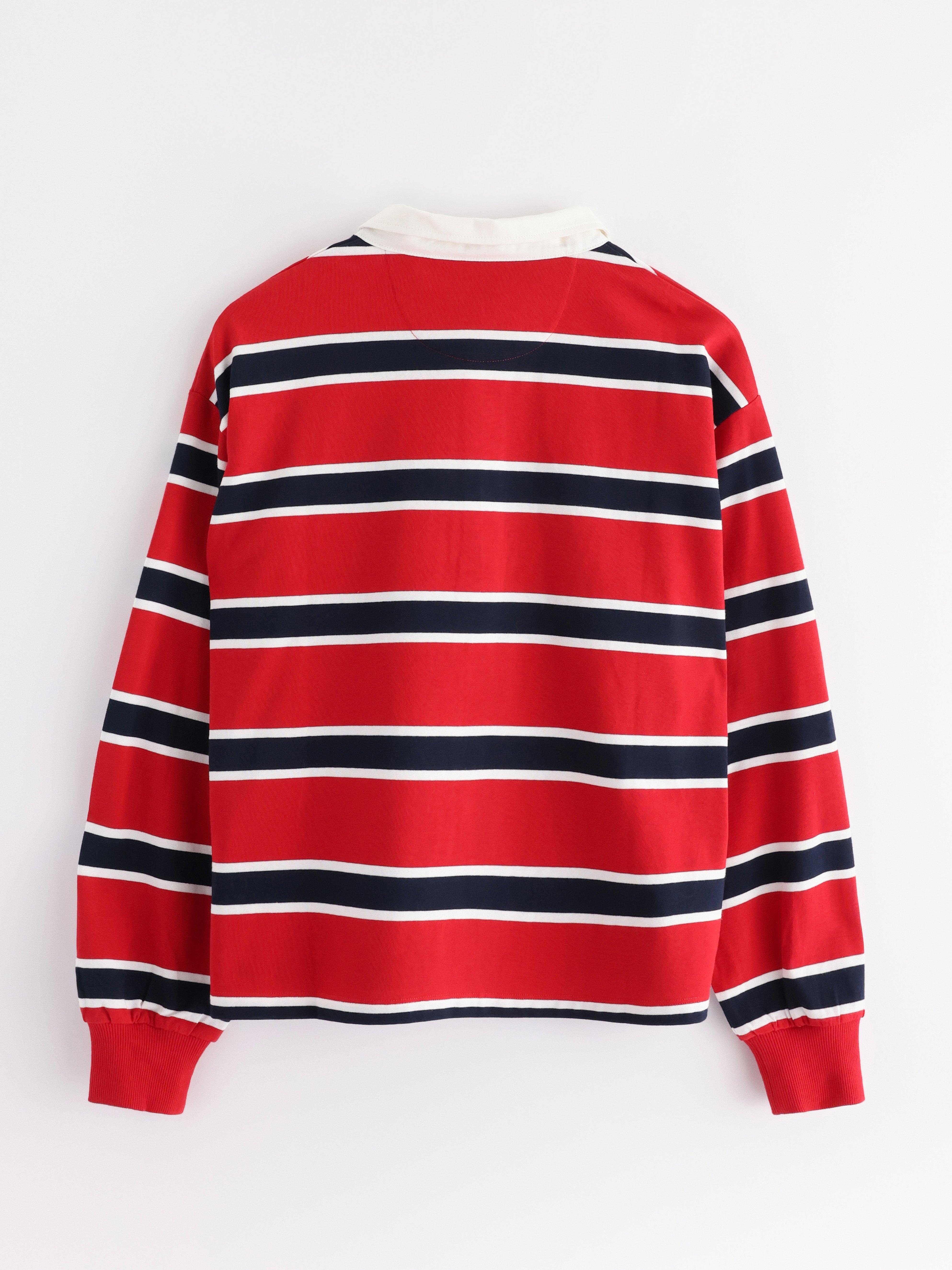 Camiseta de rugby roja