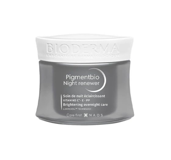 Bioderma Pigmentbio Night Renewer rozjaśniający krem na noc redukujący przebarwienia 50 ml