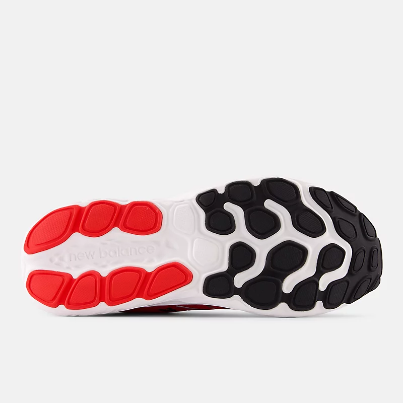 Pantofi sport Fresh Foam X EVOZ v3 pentru bărbați – Roșu intens cu finisaj metalic negru și argintiu