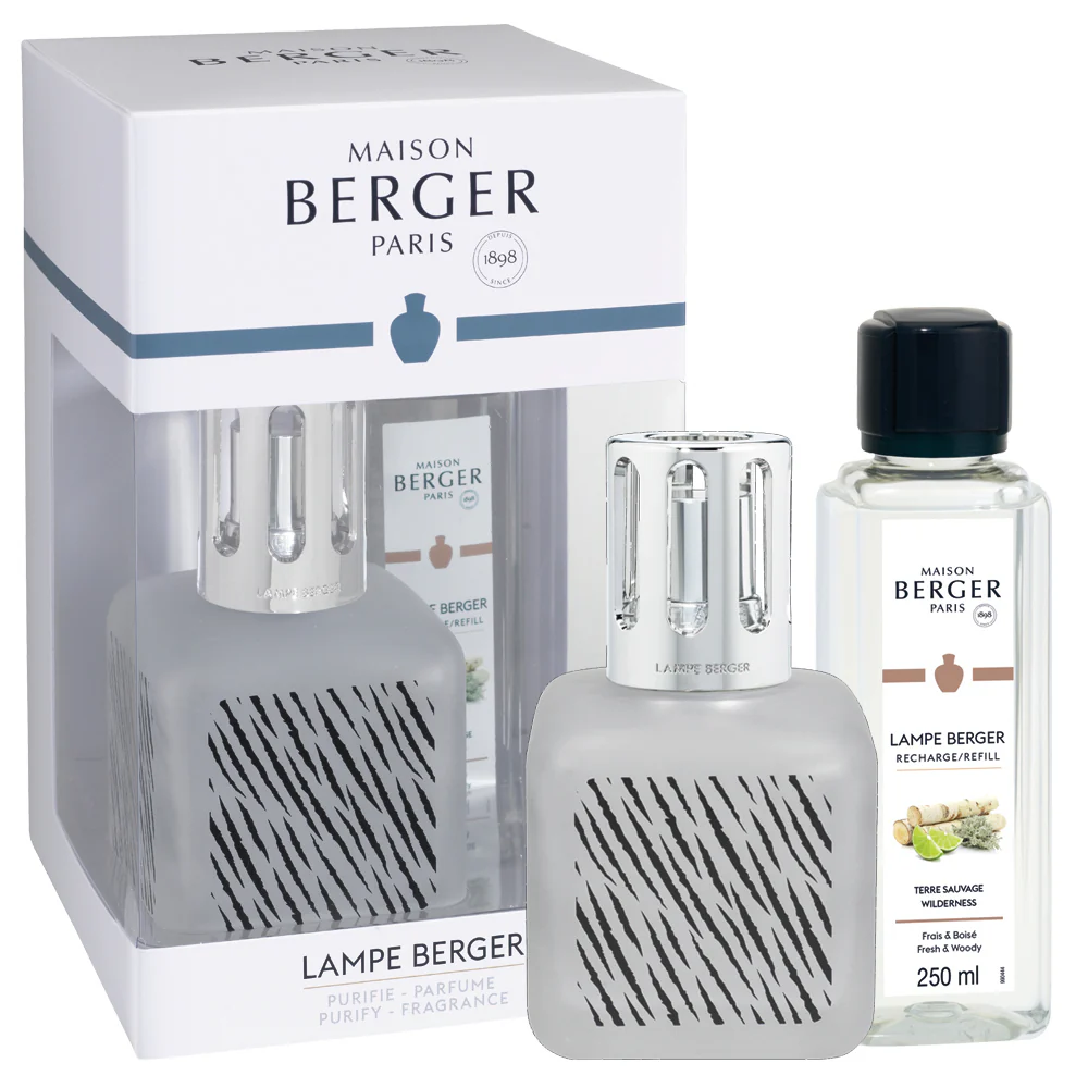 Lampe Coffret Glaçon Zebra - Cofanetto con Lampada, Lampada Catalitica