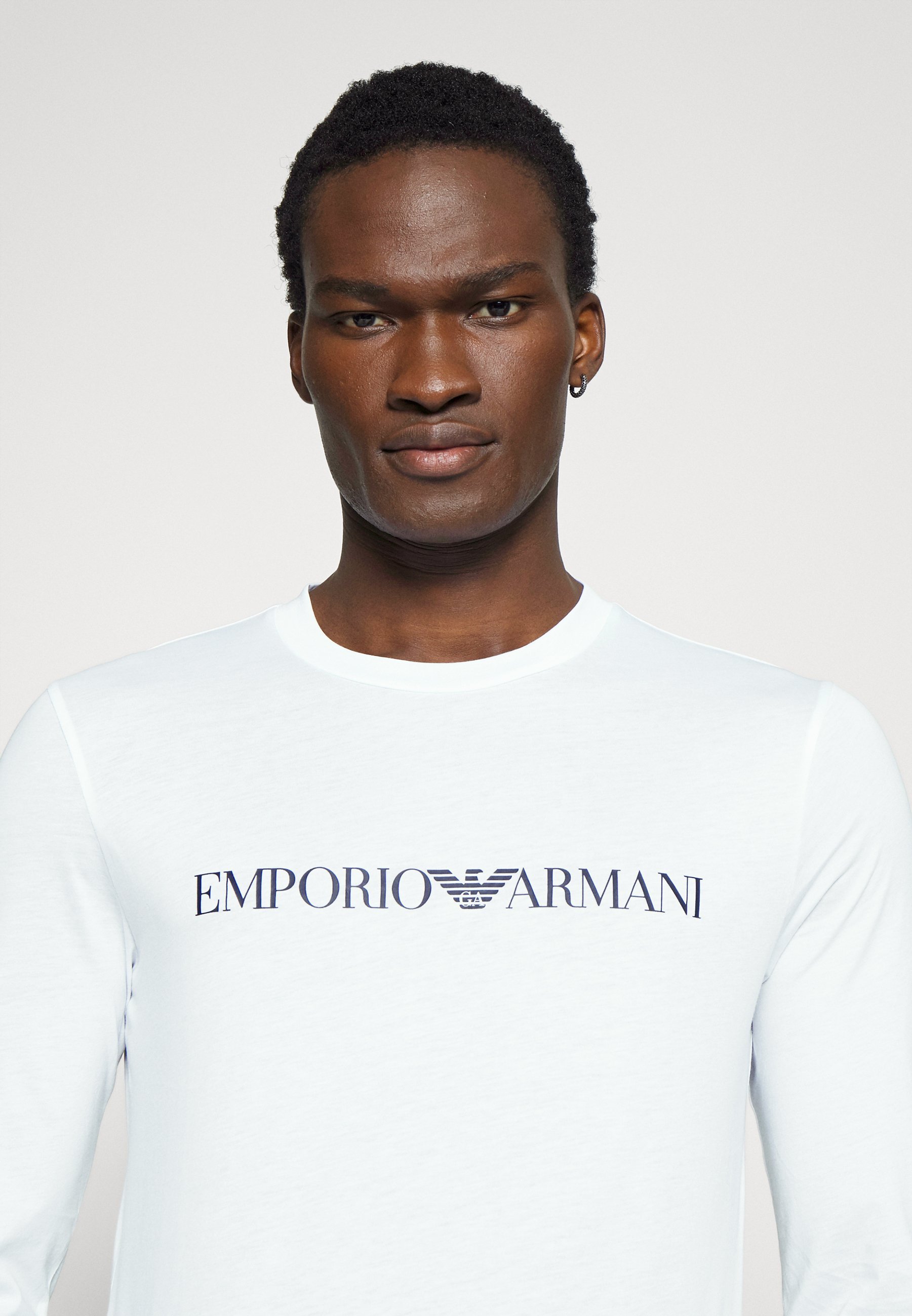 Top a maniche lunghe Emporio Armani - bianco