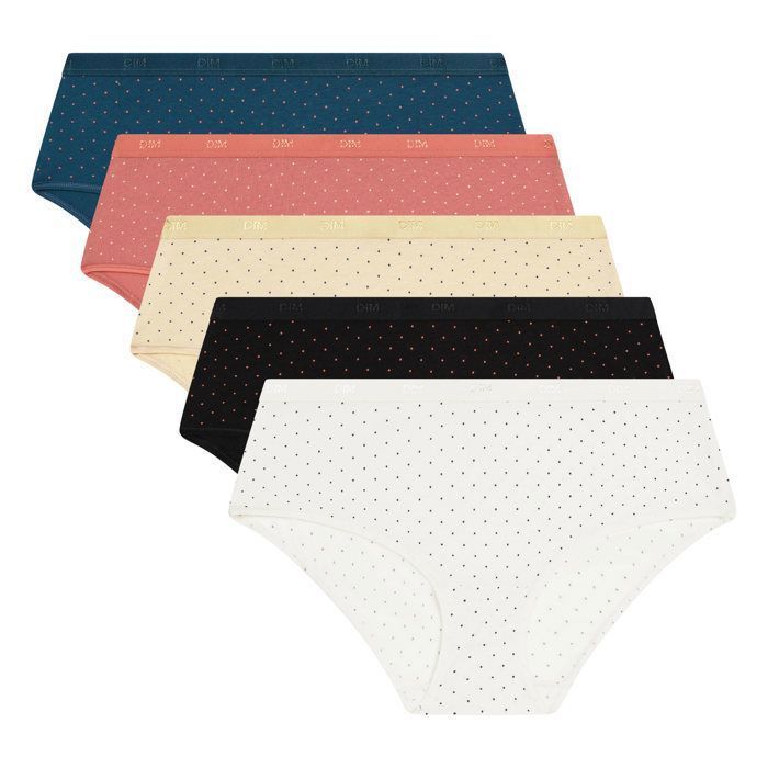 Paquete de 5 pantalones cortos de algodón con bolsillos