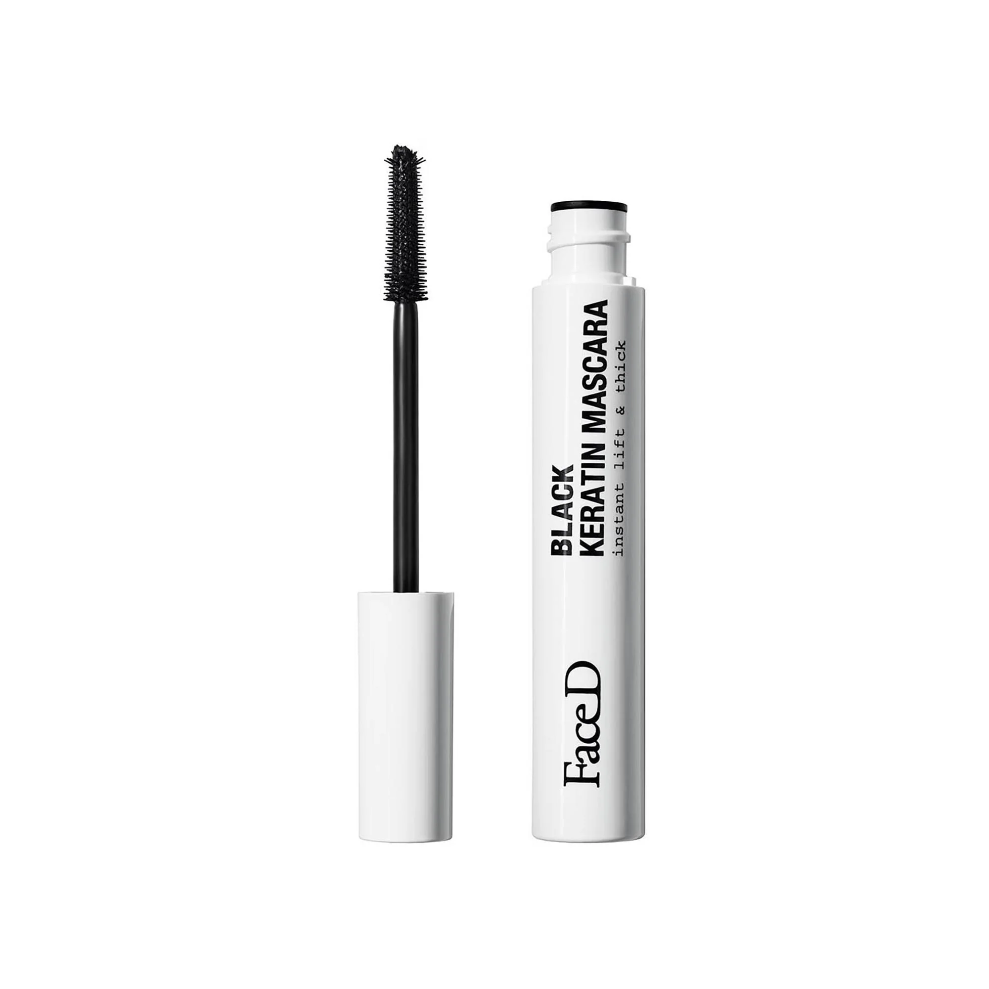 Occhi e Labbra Black Keratin Mascara - Mascara, Trattamento Ciglia